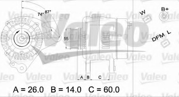 VALEO 437172 Alternator